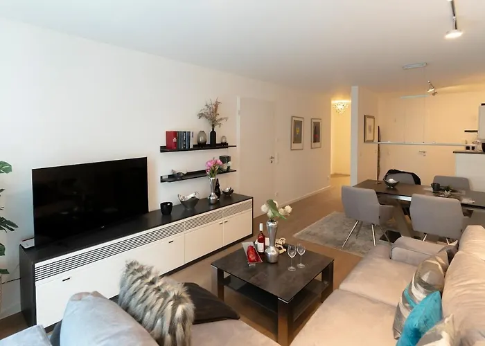 Apartamento Stilvolles Neubau-apartment Mit Kueche, Netflix & Top-lage Würselen